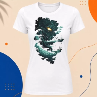 Dámské tričko - Kraken - Probouzení děsivého tvora